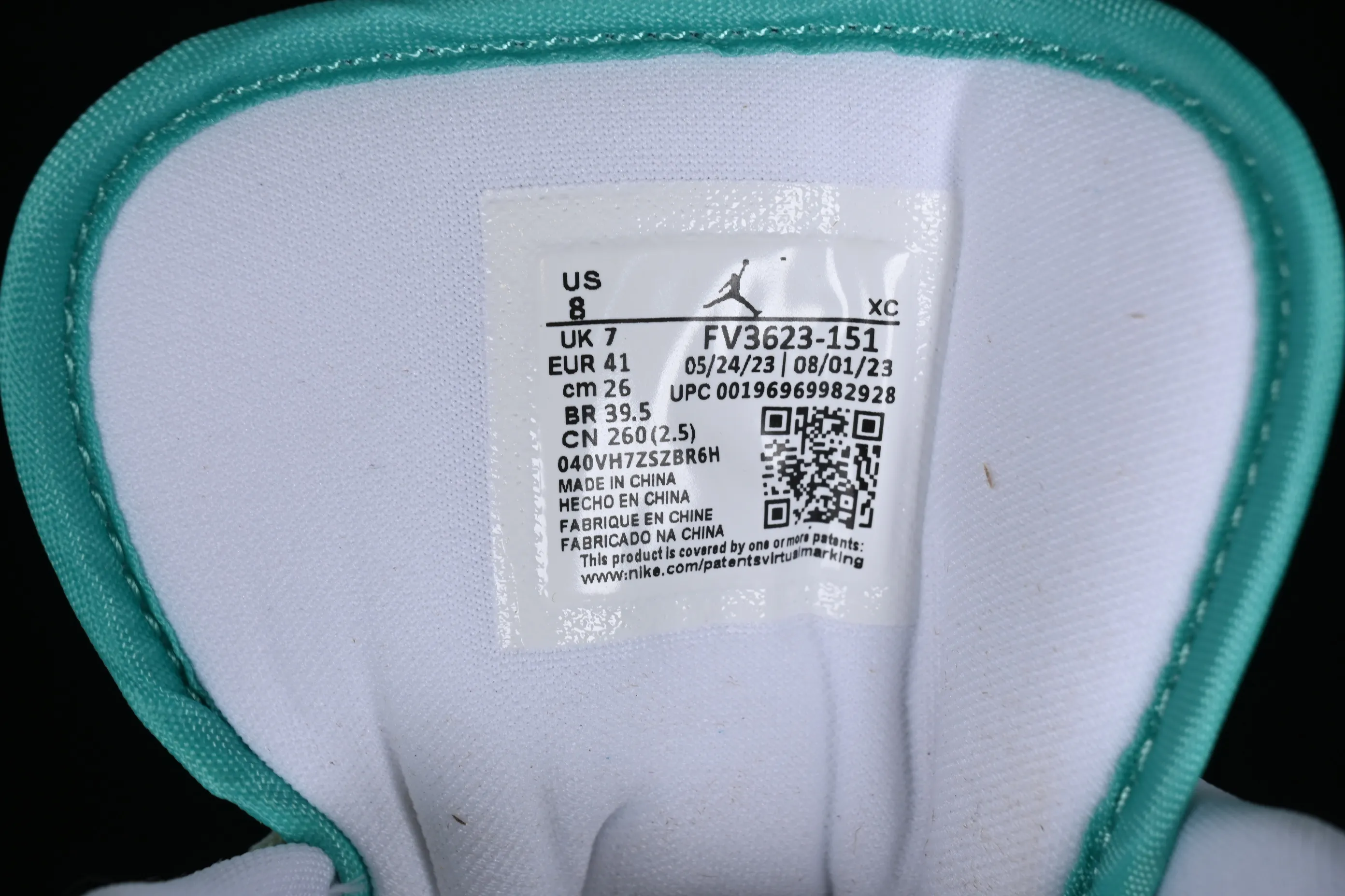 All categories Air Jordan Jordan series basketball shoes Air Jordan 1 Low Air Jordan 1 Low AJ1 Joe 1 embroidery low-top cultural casual sneakers FV3623-151